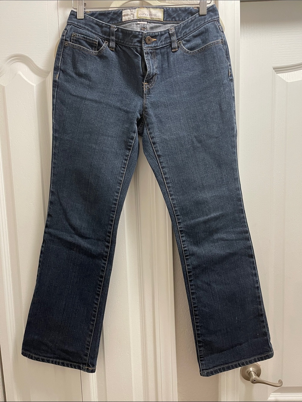 LOFT Dark Wash Bootcut Jeans
